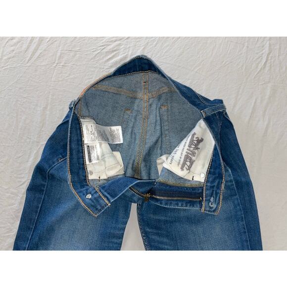 Levi's 514 Slim Straight Stretch Denim Jeans. Medium Wash, Men's 30X30. GUC!! - Picture 7 of 9